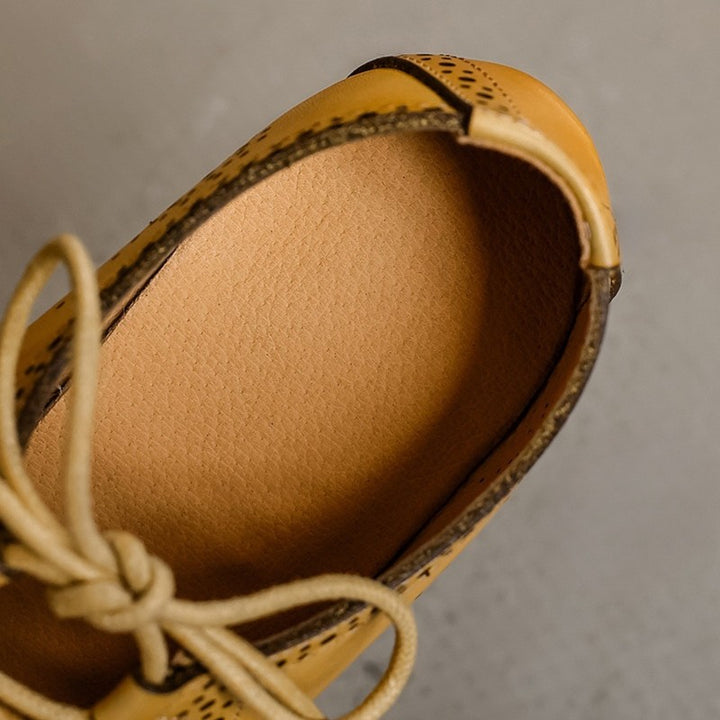 Lucia Brogue Leather Oxfords