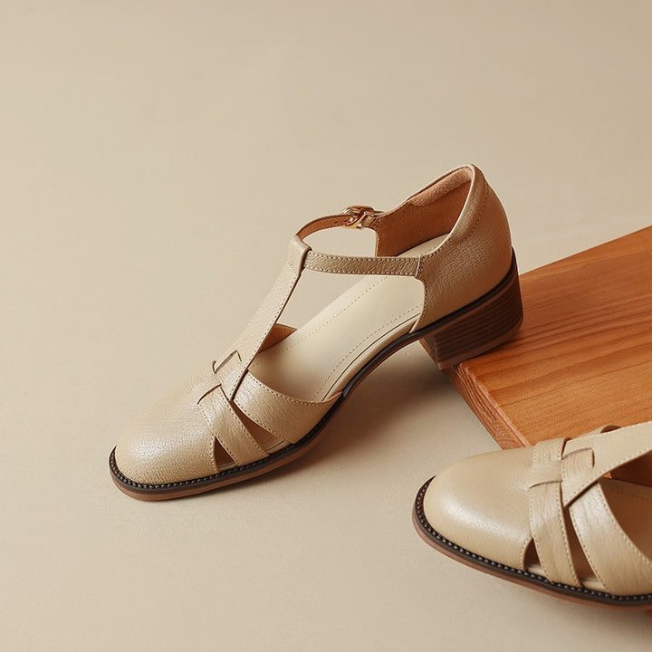 Lorin Roman Leather Heels