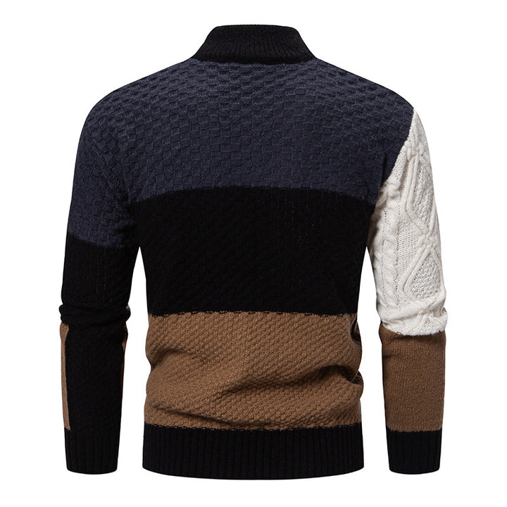 Arven Patchwork Knit Sweater