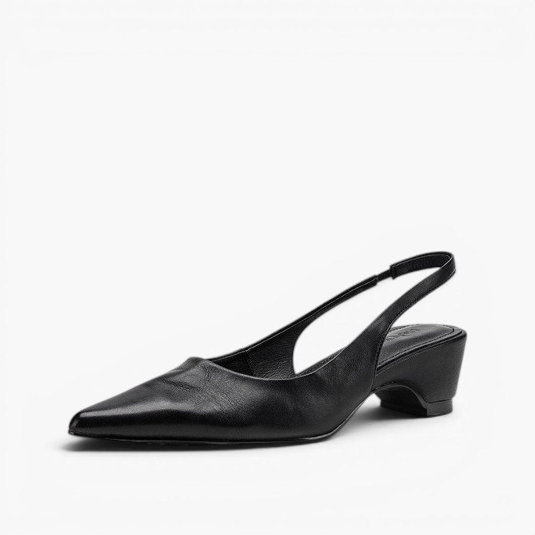 Vela Sculpt Leather Heels