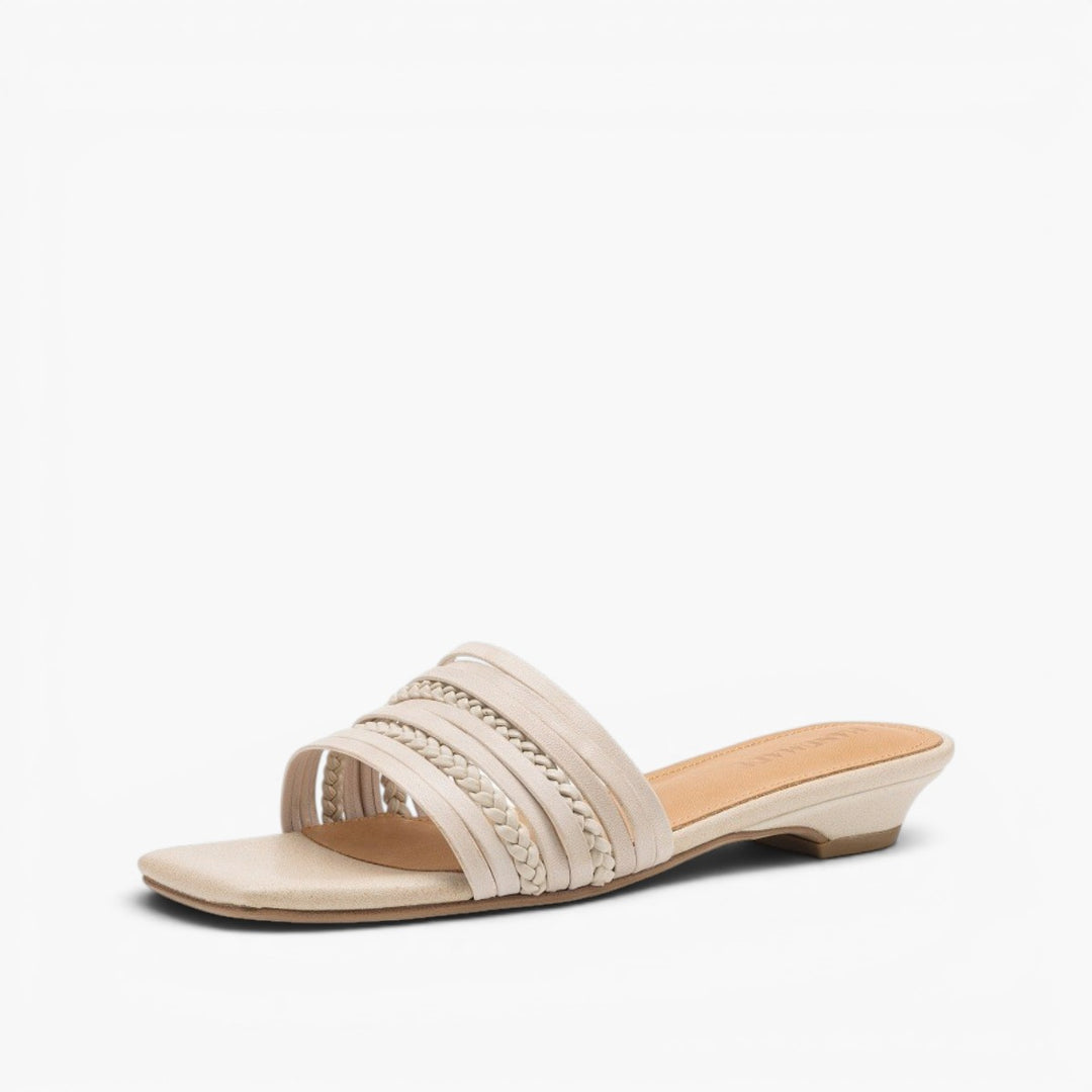 Nola Square Leather Sandals