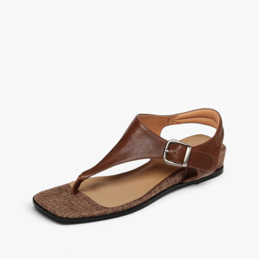 Mara Wedge Leather Sandals
