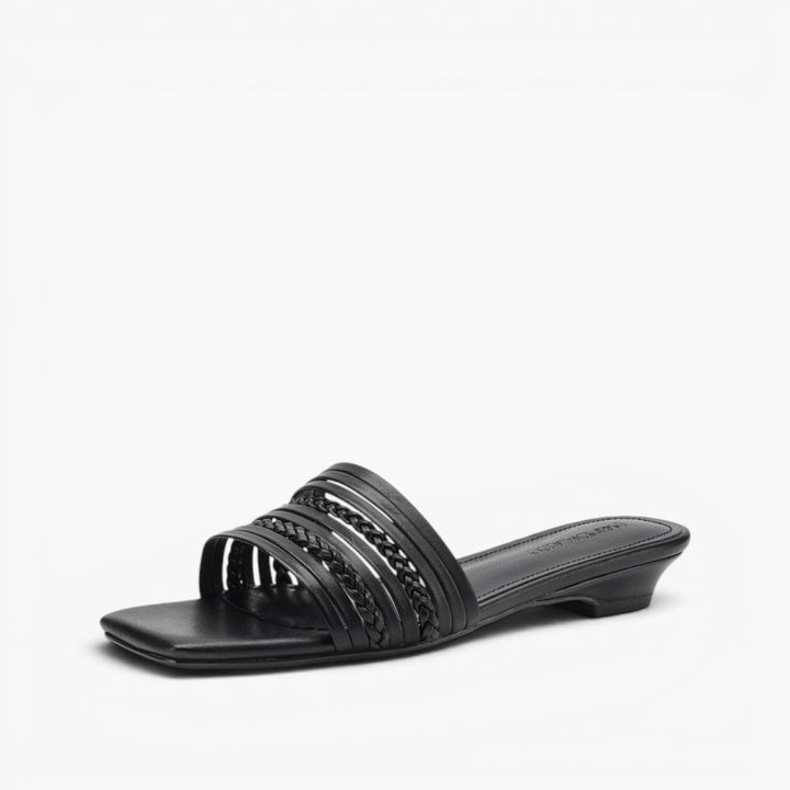 Nola Square Leather Sandals