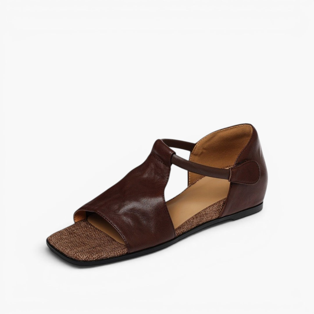 Seline T-Bar Leather Sandals