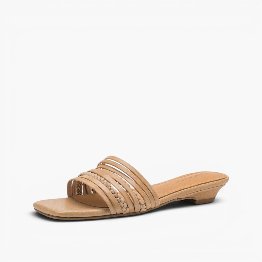 Nola Square Leather Sandals