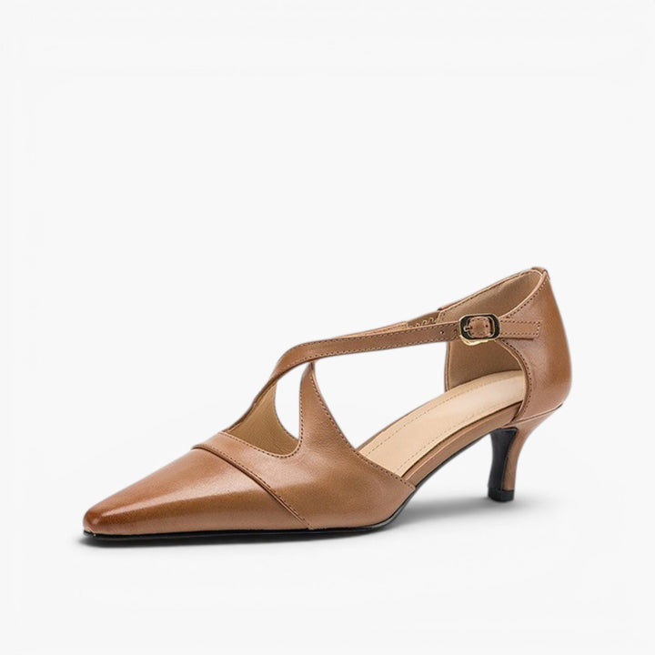 Celest Leather Mary-Jane Heels