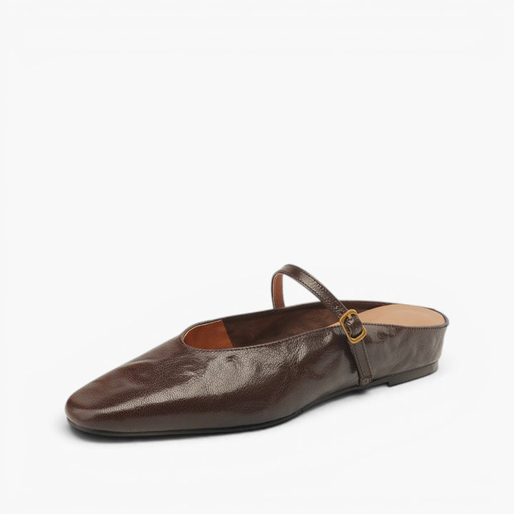 Celine Leather Strap Mules