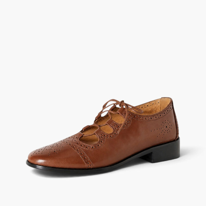 Lucia Brogue Leather Oxfords