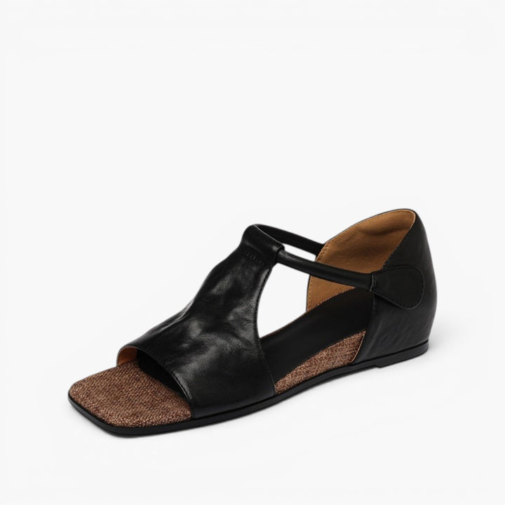 Seline T-Bar Leather Sandals