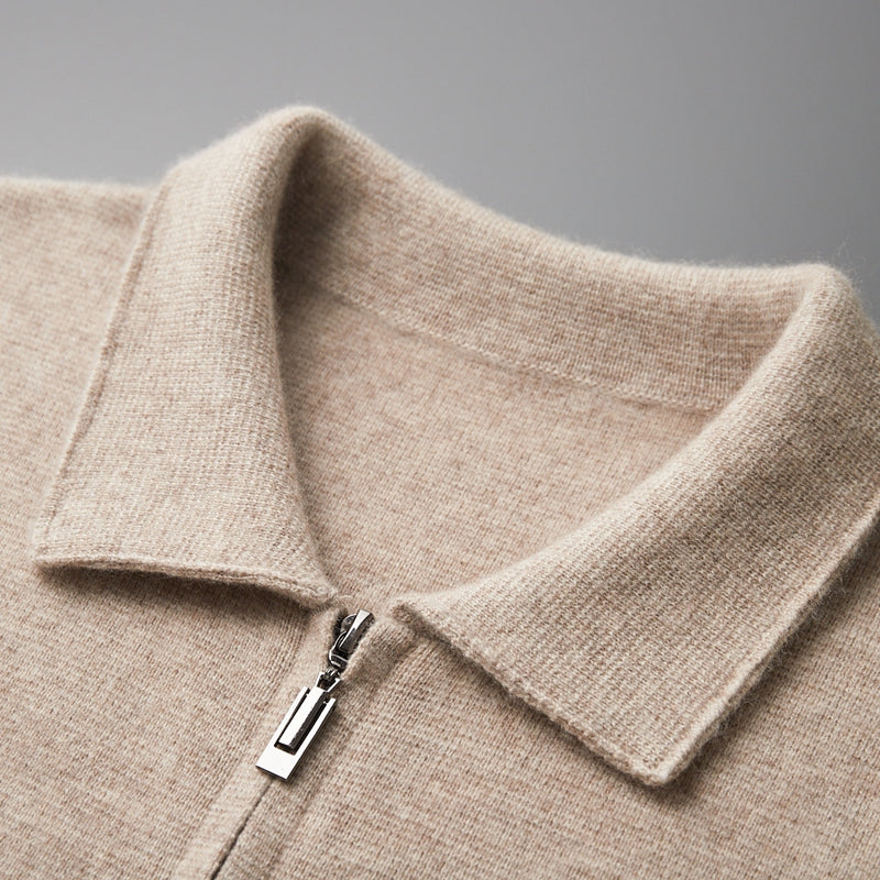 Orvien Wool Collar Cardigan