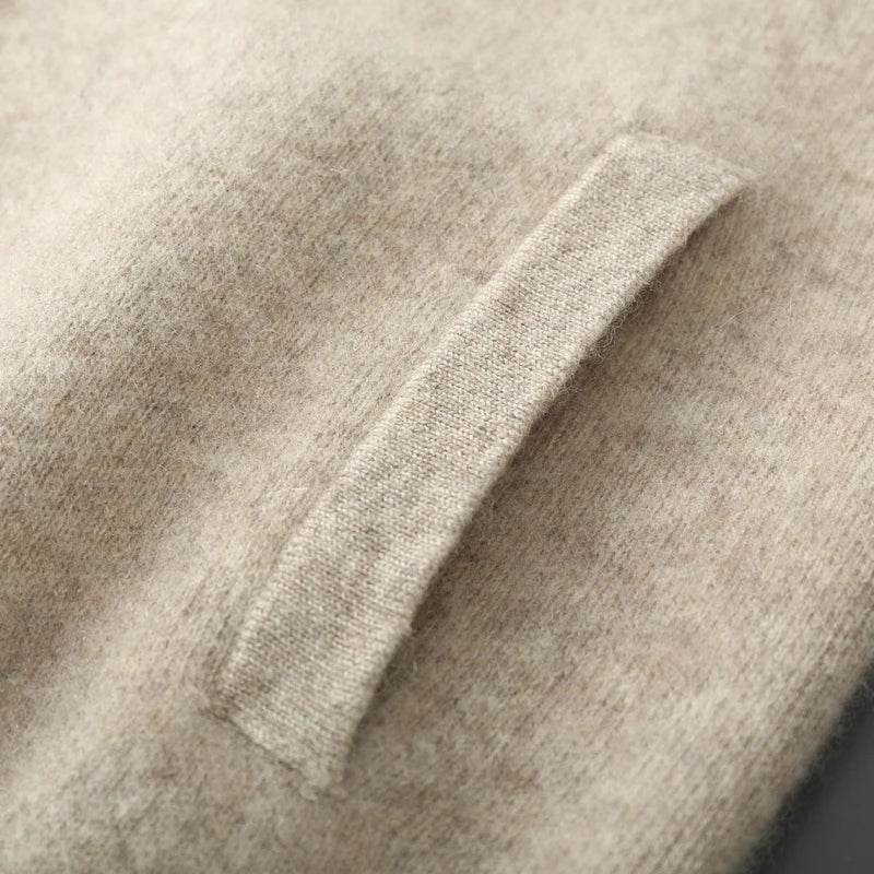 Neyric Wool Stand Collar Cardigan