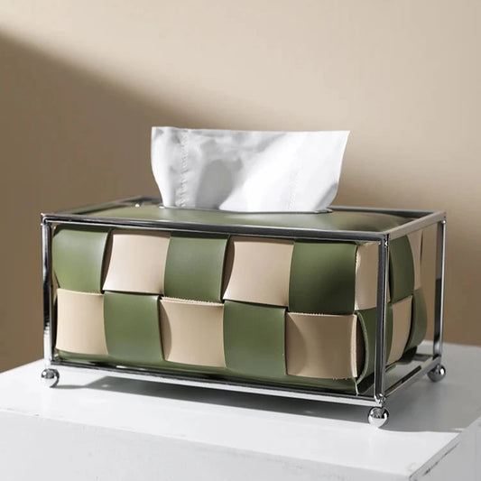 Refino Leather Tissue Box