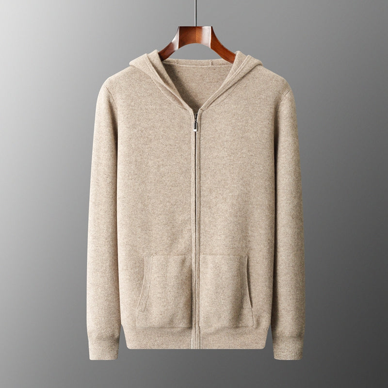 Elvron Wool Hooded Cardigan