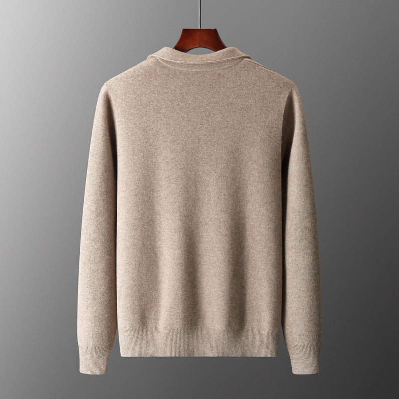 Orvien Wool Collar Cardigan
