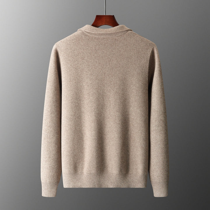 Orvien Wool Collar Cardigan