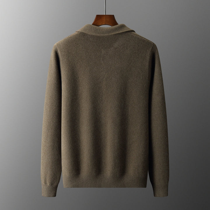 Alvoro Wool Polo Cardigan