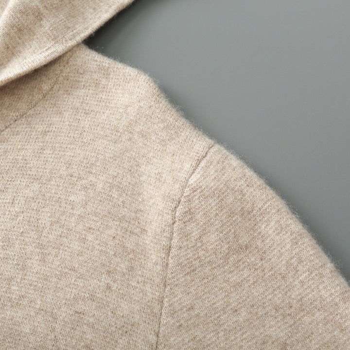 Elvron Wool Hooded Cardigan