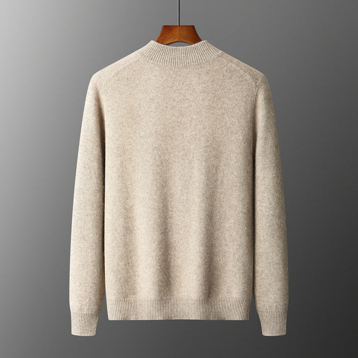Orvien Wool Funnel-Neck Cardigan