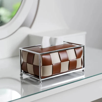 Refino Leather Tissue Box