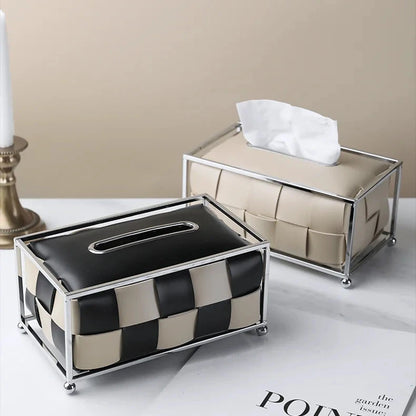 Refino Leather Tissue Box