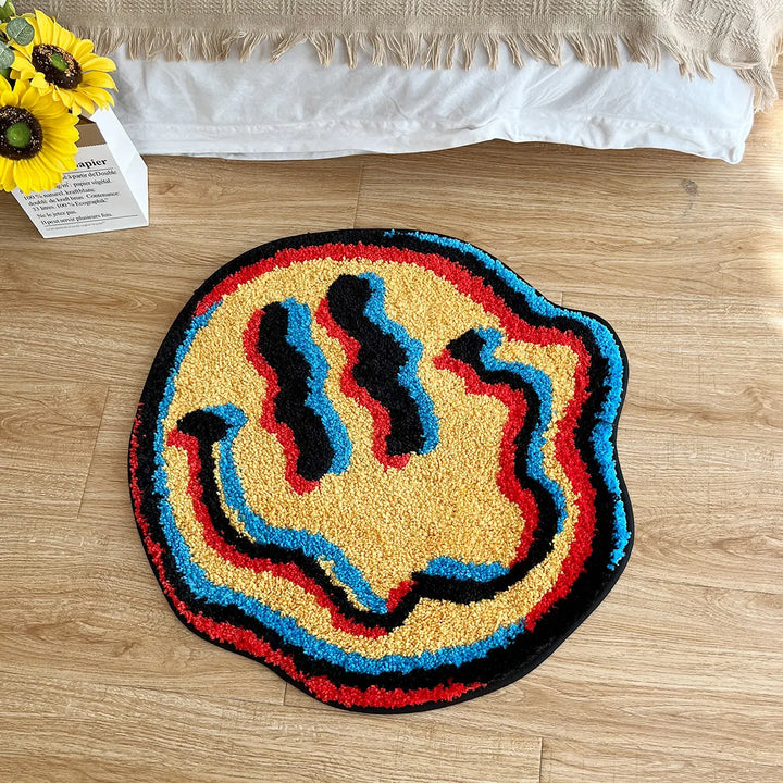 Psychedelic Smiles Mat