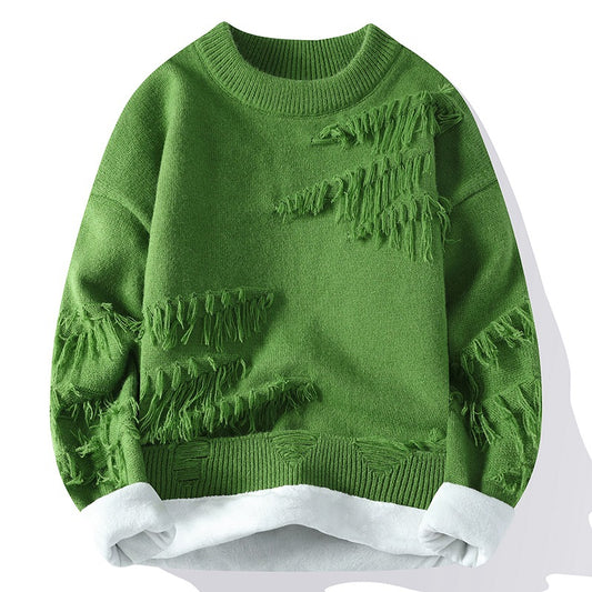 Axel Ripped Knit Sweater