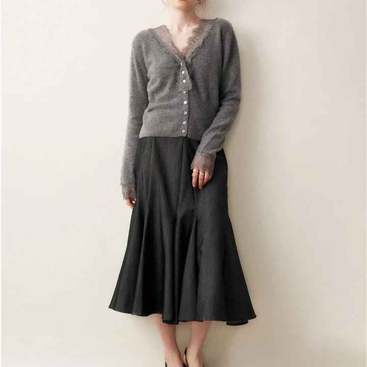 Arlisse Lace Cashmere Cardigan