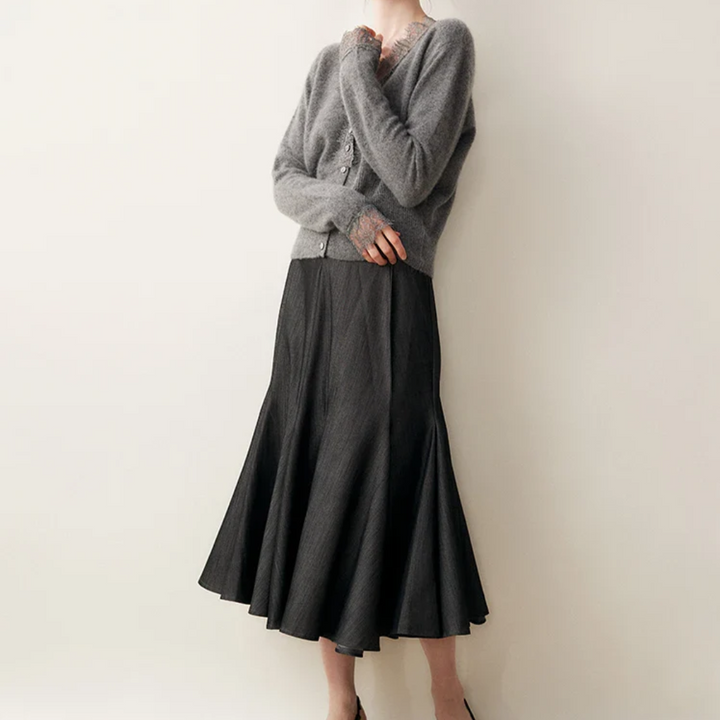 Arlisse Lace Cashmere Cardigan
