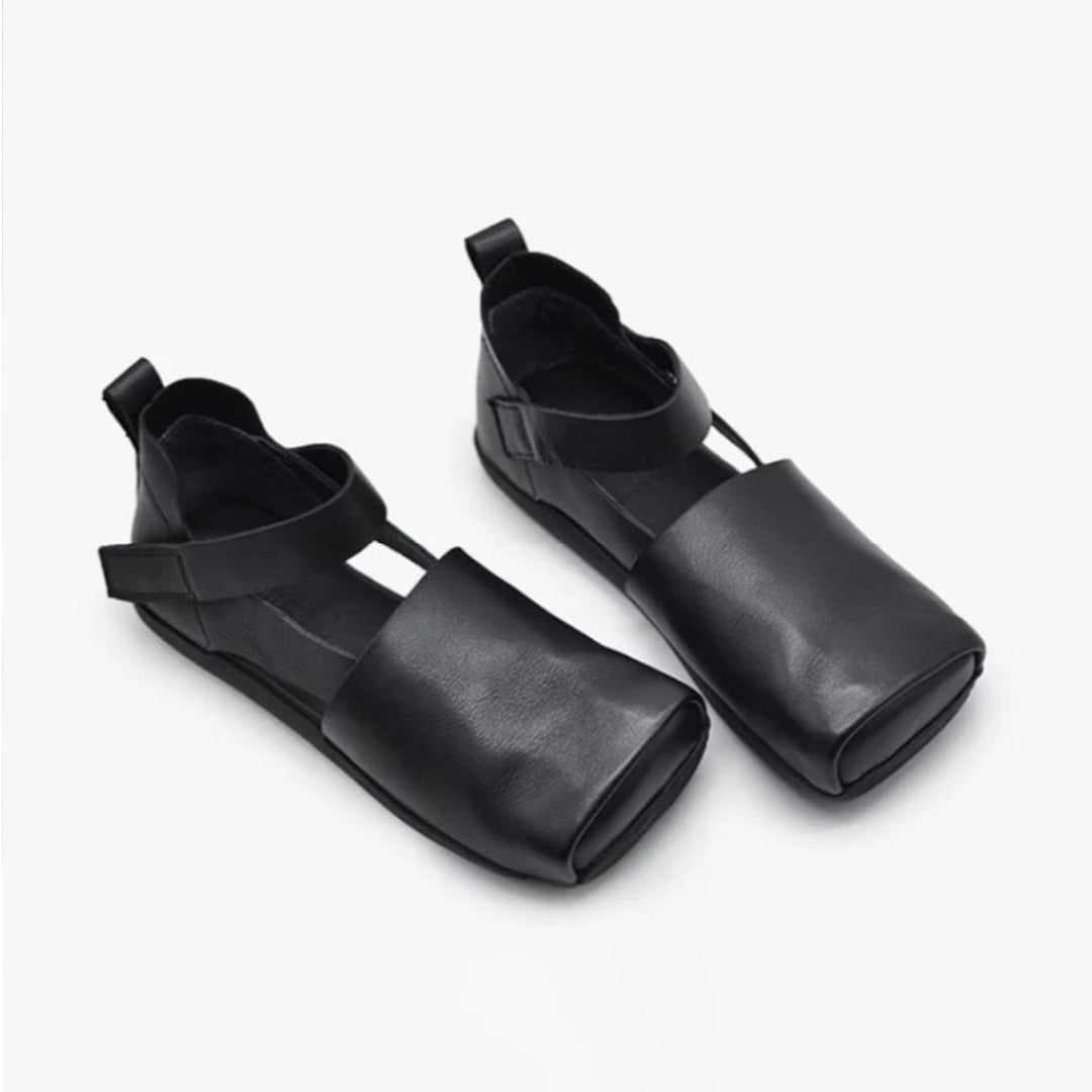 Orlienne Soft Strap Leather Flats