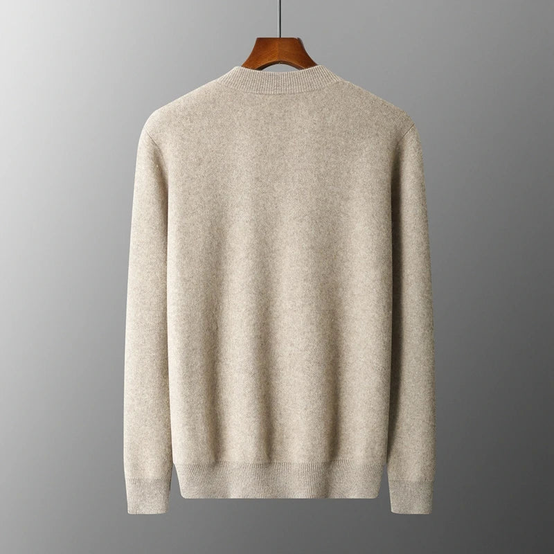 Neyric Wool Stand Collar Cardigan