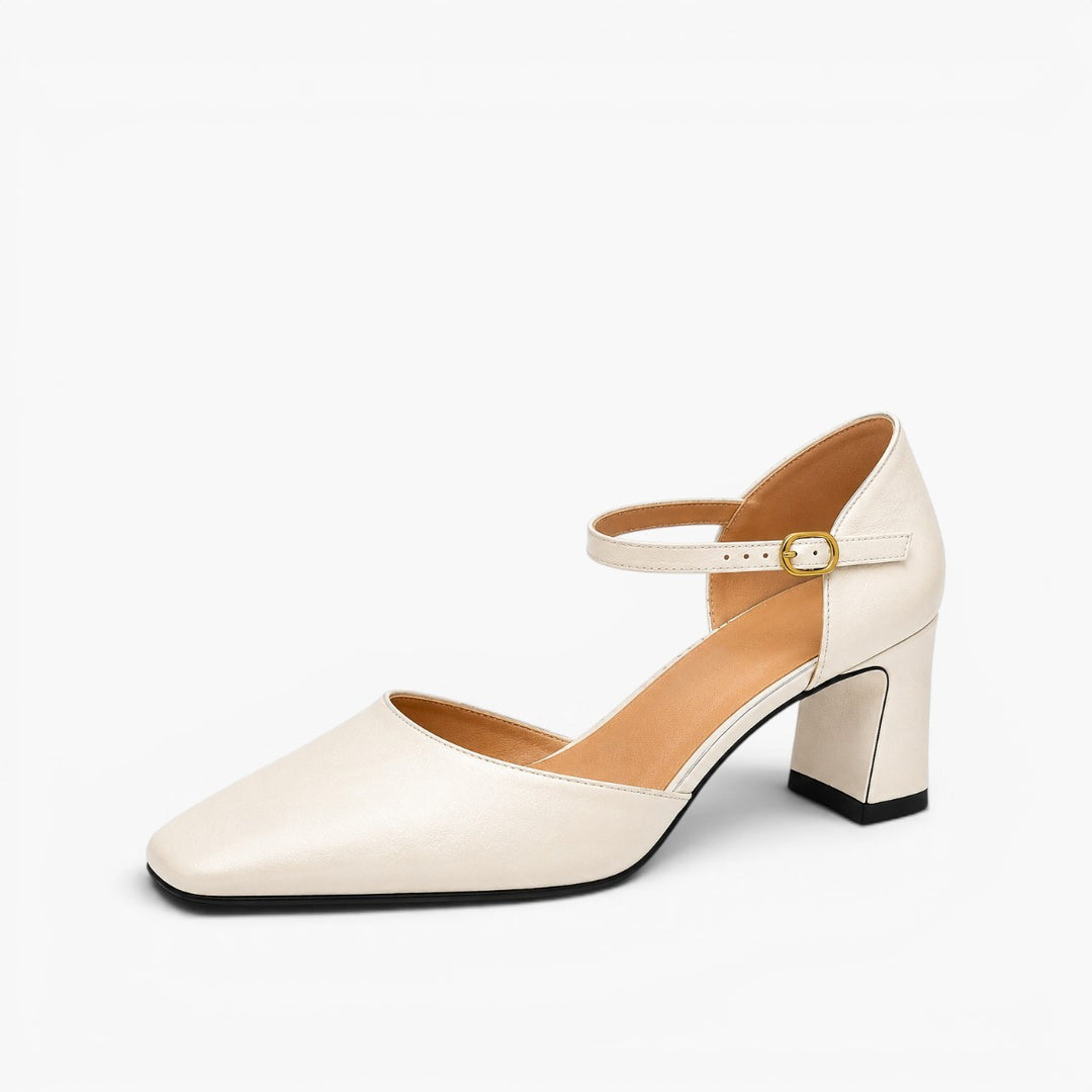 Virelle D’Orsay Leather Heels