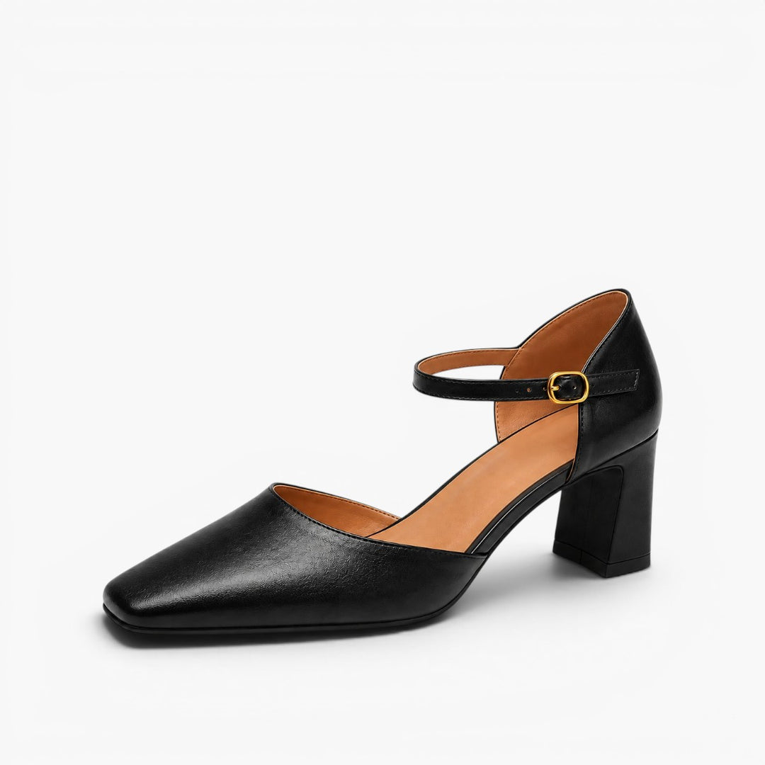 Virelle D’Orsay Leather Heels