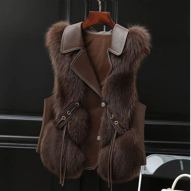 Aurven Faux Fur Vest