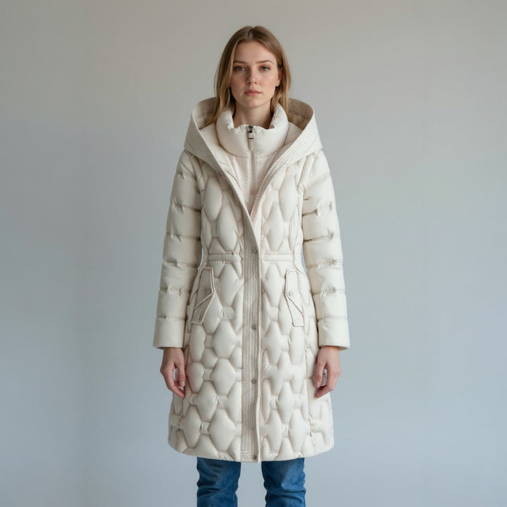 Velmora Quilted Down Coat