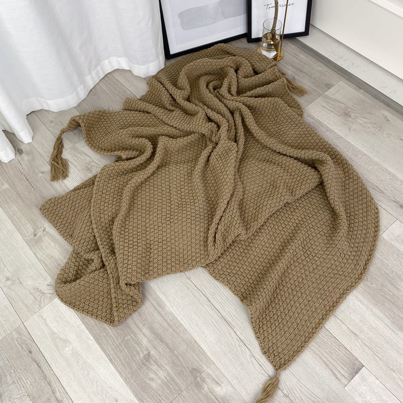 Knitted Throw Blanket