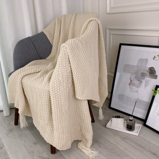 Knitted Throw Blanket