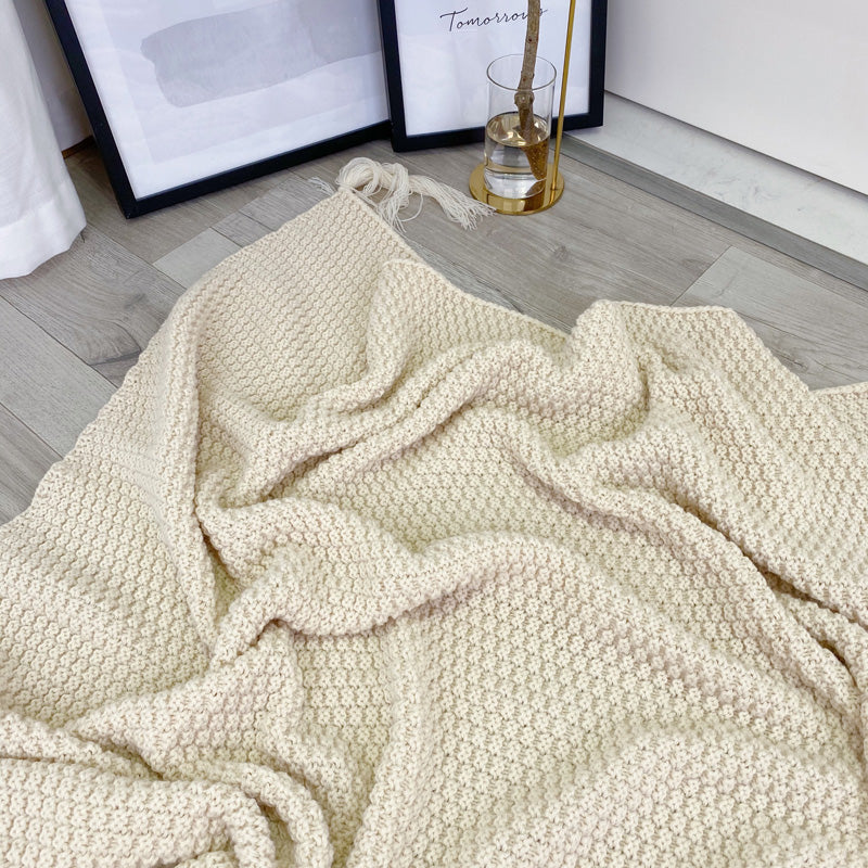 Knitted Throw Blanket